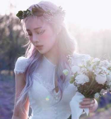 拍婚纱照染发颜色推荐,新娘头发什么颜色好看图片