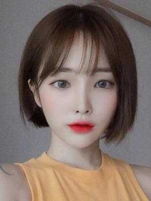 女孩什么发型好看图片（适合发量多的初中女生发型）