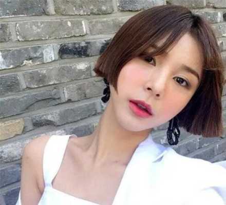 齐耳短发会显脸大吗,齐嘴短发适合什么脸型女