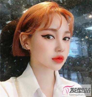 短发要染色才好看吗,剪短发染什么颜色好看女生