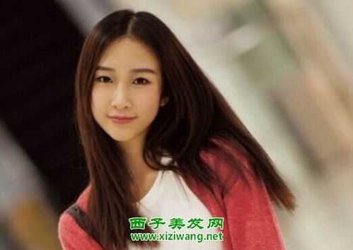 额头长适合中分还是偏分,中分长发适合什么脸型女