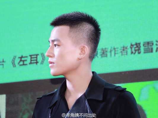 左耳欧豪爱的是谁,欧豪左耳发型叫什么名字