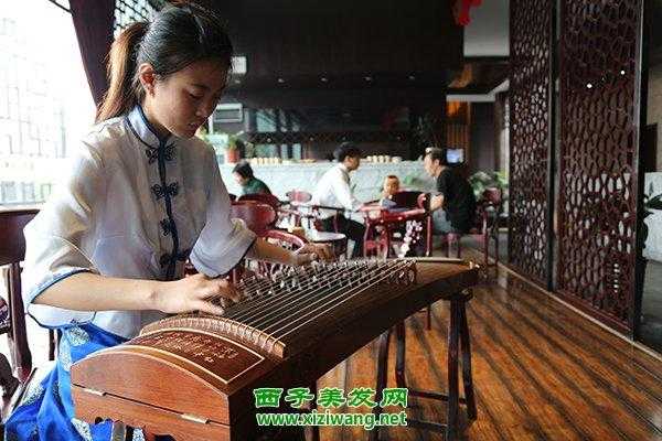 古筝演出丸子头怎么梳,古筝头发怎么梳图片