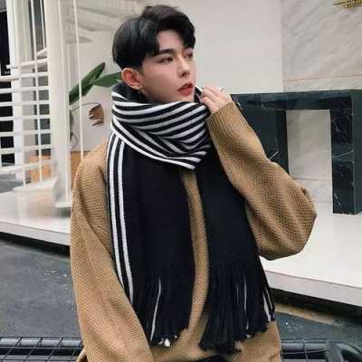细长的围巾怎么系好看,脸型细长适合什么发型男