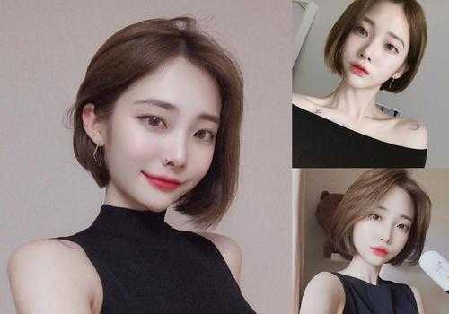 脸长脖子短适合什么发型,脖子长适合什么短发女生
