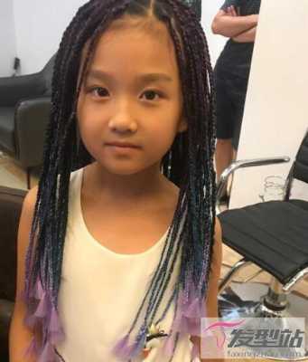 儿童脏辫妆容教程,儿童小脏辫怎么编图解