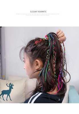 儿童脏辫妆容教程,儿童小脏辫怎么编图解