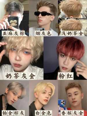 男生染发有什么颜色（男生染发有什么颜色好看）