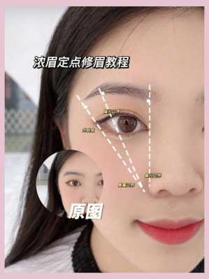 眉毛粗浓密怎么修好看,眉毛粗黑怎么修好看图片
