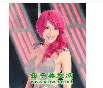 桃红染头发的方法,用桃红怎么染头发上色