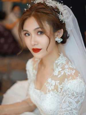 方形脸适合的新娘发型有哪些,方脸适合什么新娘造型图片