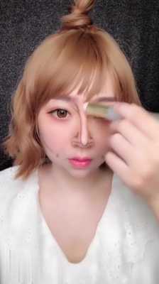 塌鼻子怎么化妆画成高鼻子,怎么让鼻子变高变挺化妆