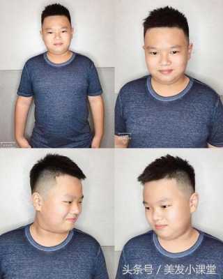 男胖子圆脸适合什么发型（200斤的男胖子适合什么发型）