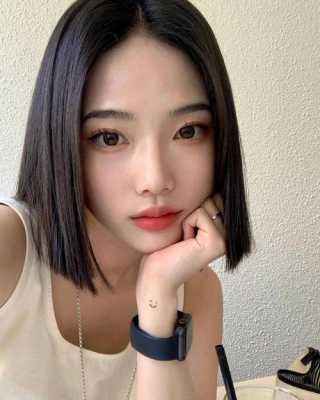 脸大头发少的女生适合什么短发，最好有图片,头发少脸大适合什么发型图片女