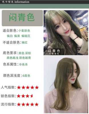 闷青亚麻色一步到位配方,闷青亚麻色怎么调配染膏