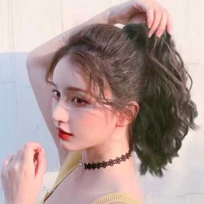 马尾烫什么卷好看图片（马尾烫卷发发型图片）