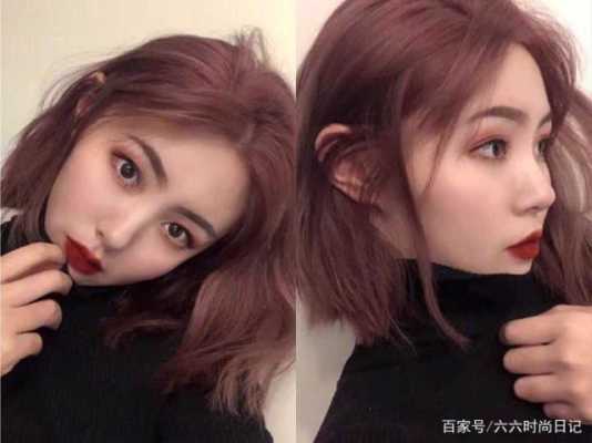 短发染什么颜色显脸小（深色头发和浅色头发哪个显得脸小）