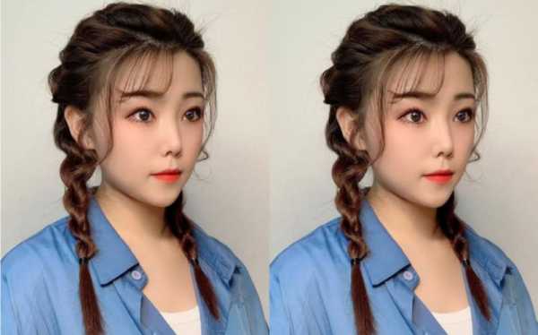 怎么自己编两边的头发（双马尾编辫教程）