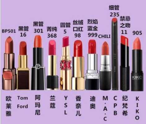 口红排行榜前十名高端品牌,化妆品口红什么牌子好用