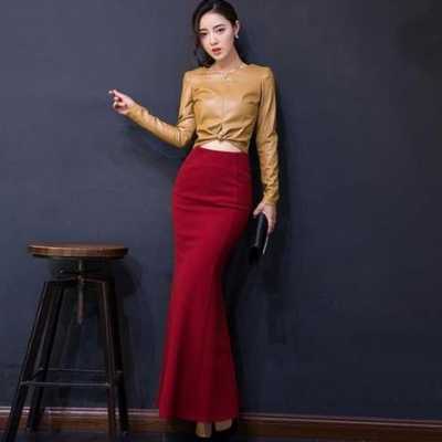长包臀裙配什么衣服（中长款包臀裙搭配什么外套好）