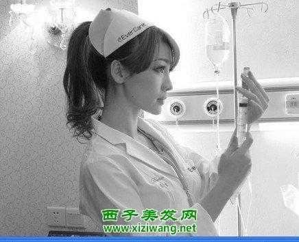 怎么盘护士发型好看（护士发型怎么扎显脸小）