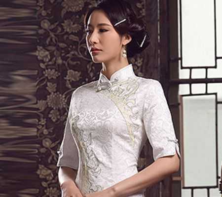 旗袍发型怎么梳图片（穿旗袍怎么盘头发简单好看）