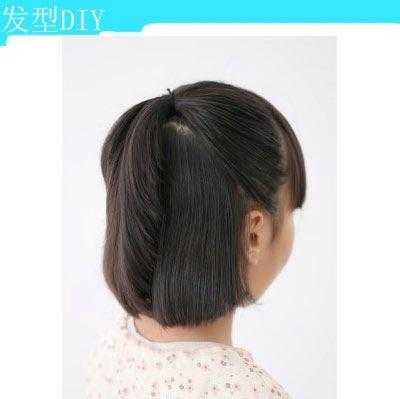 宝宝波波头怎么扎（短刘海怎么扎上去儿童）