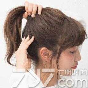 怎么把刘海扎成丸子（怎么把刘海扎成丸子头）