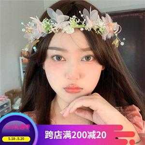 小吃灯条怎么装,头发怎么扎带花环好看图片