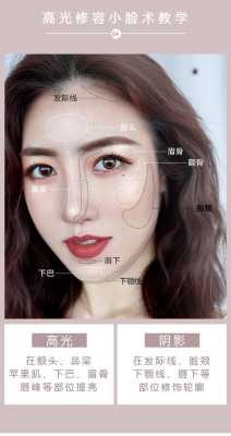 高光阴影怎么涂好看,化妆高光阴影怎么化的