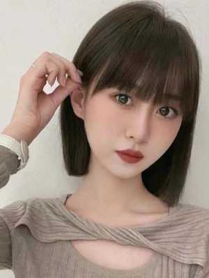 脸大适合一刀切短发吗,大脸人适合什么短发女