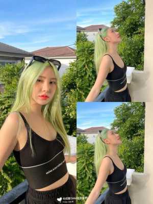 女生染绿色头发是什么意思,女性染发什么颜色好看图片