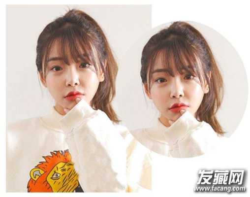 圆脸高马尾怎么扎好看,圆脸适合绑什么头发教程