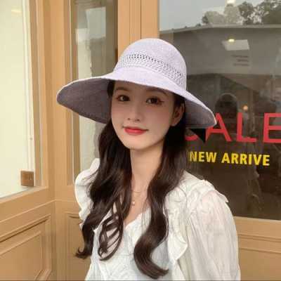 头发多戴什么帽子,带沙滩帽怎么扎头发好看