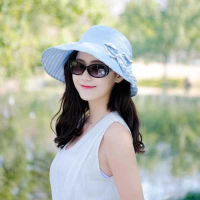 头发多戴什么帽子,带沙滩帽怎么扎头发好看