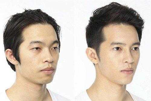 下巴长适合什么发型,下巴太长适合什么发型男