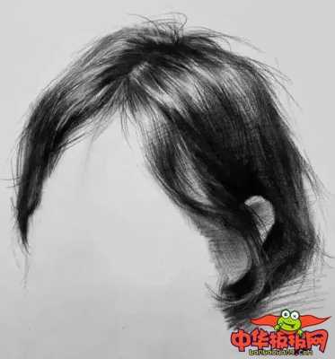 为什么素描头像头发不会画,头发怎么画好看图解视频