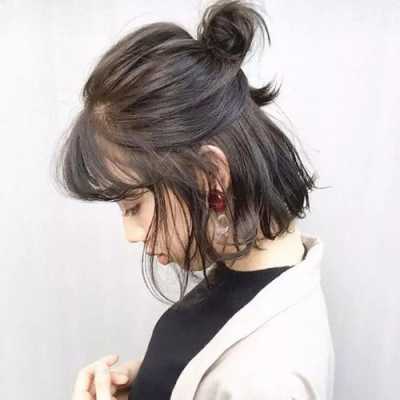 大脸怎么扎半丸子头（半丸子头怎么扎显得颅顶高）