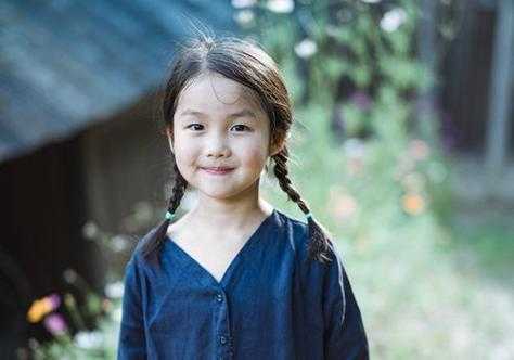 圆脸女童怎么扎头发好看,圆脸小女孩适合什么发型,可爱到爆表!