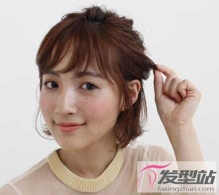 女孩短发怎么扎,短发怎么扎好看韩式发型