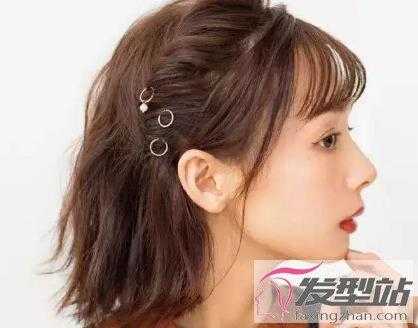 女孩短发怎么扎,短发怎么扎好看韩式发型