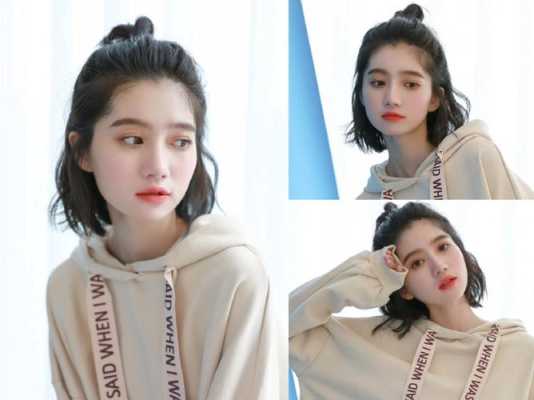 脖子短圆脸适合披发还是扎发,圆脸适合什么扎发型女