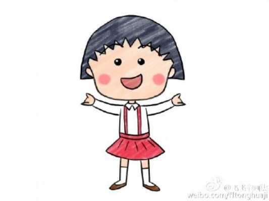樱桃小丸子发型怎么剪（樱桃小丸子简笔画怎么画）