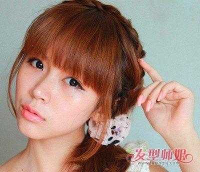 菱形脸怎么扎头发好看（菱形脸怎么扎头发好看求图片）