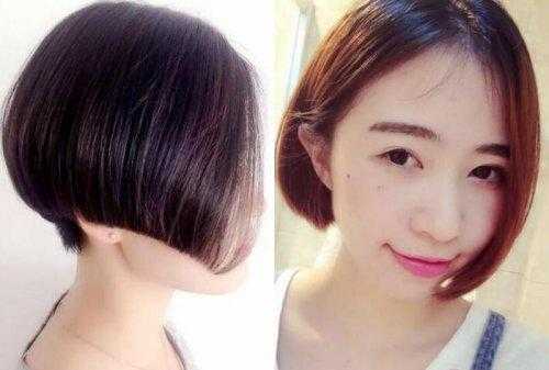 沙宣如何打理才能显得蓬松,短沙宣头发型后面图片
