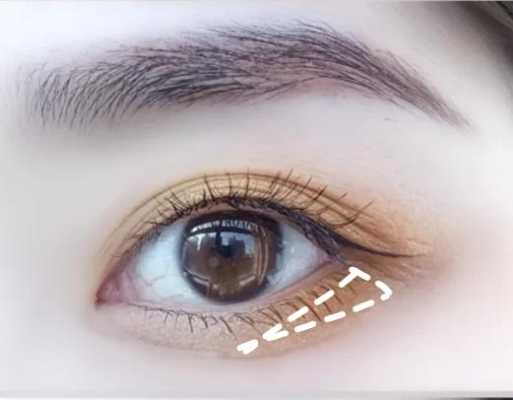 网红眼妆下眼角怎么画（下眼皮是双眼皮的人怎样画眼妆）