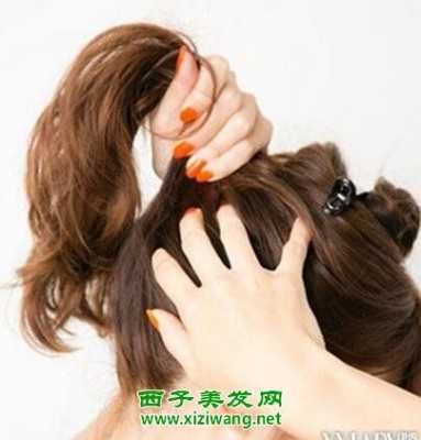 尖马尾剪发教程,头尖的女生怎么扎头发好看