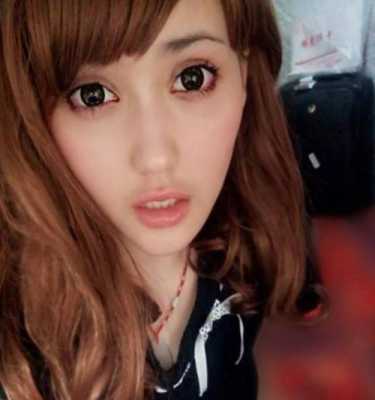 日本混血女艺人Shelly,日系混血妆容教程