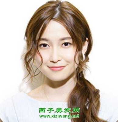 怎么扎刘海马尾辫,马尾辫留什么刘海好看图片