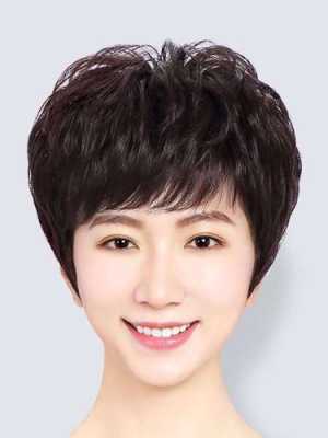 圆脸适合染深色还是浅色,大圆脸适合染什么颜色好看又盖白发